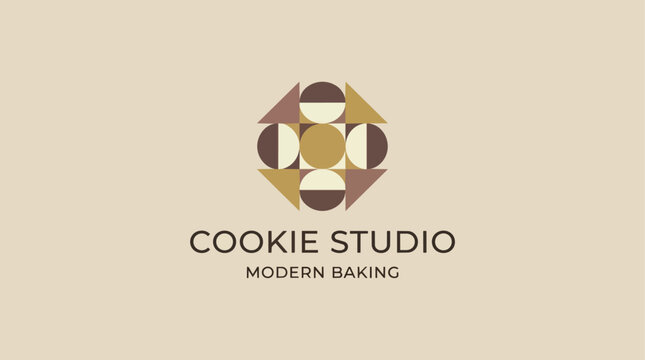 Cookie Studio Modern Baking Logo.