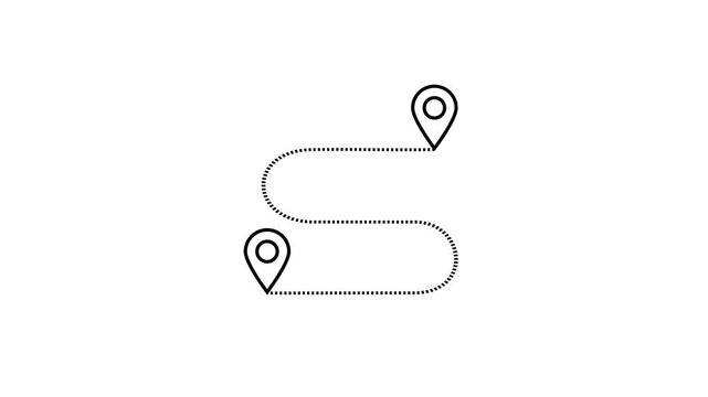 Minimalist Design Icon Of Location Marker