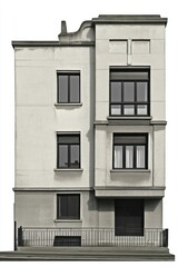 Obraz premium Vintage building architecture urban city.