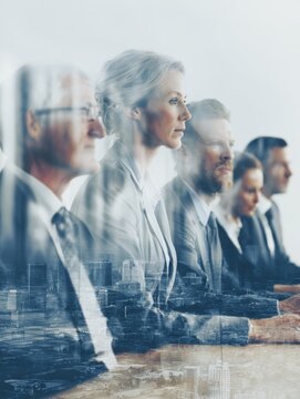 executive succession planning board with business background