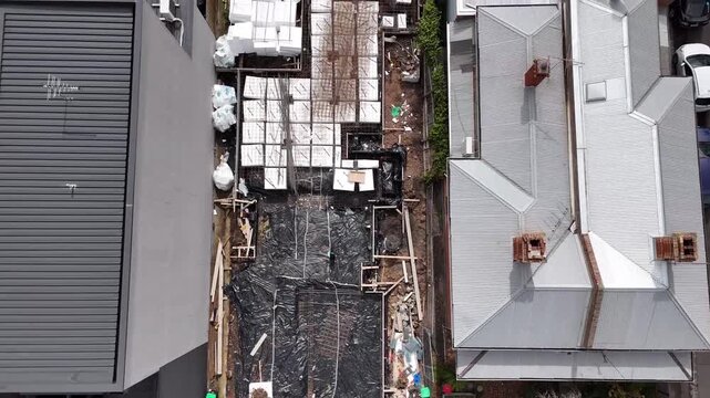 House Demolition Project Aerial Footage
