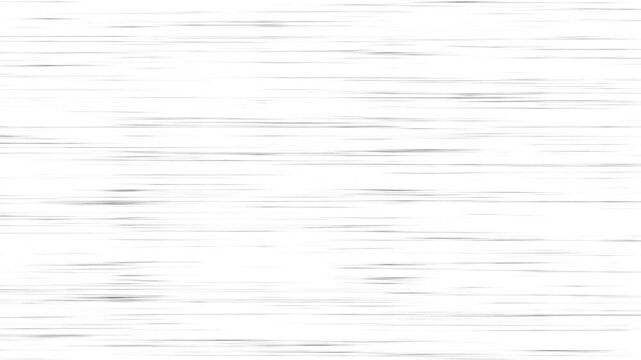 VHS Analog Static Noise. Retro TV Glitch, Grainy Lines and Artifacts. 4K Video Overlay on White Background