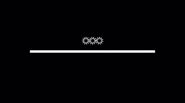 progress bar animation on transparent background in 4k, Futuristic loading progress bar animation from 0 to 100 percentage with alpha channel.