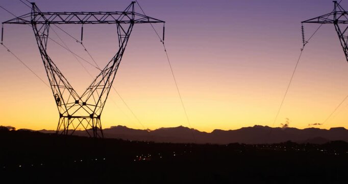 Animation of flag of portugal over pylons