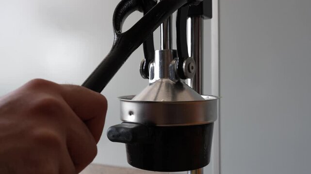 Freshly Squeezed Orange Juice Pouring Into Glass