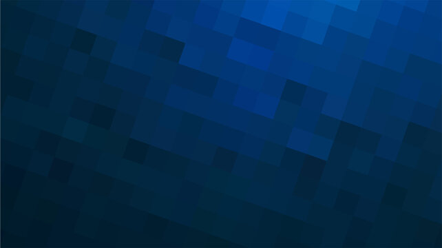 Deep Blue Pixelated Gradient Background with Dark and Cool Tones - Minimalist Abstract Digital Art for Modern Design, Technology, and Atmospheric Visual Projects