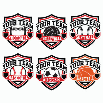 Custom Game Design Svg Bundle, Basketball Svg, Softball Svg, Football Svg, Soccer Svg, Volleyball Svg, Baseball Svg
