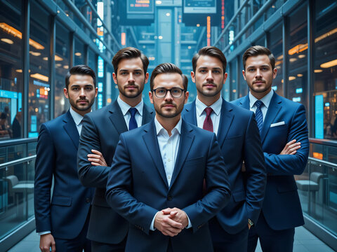 portrait of business team