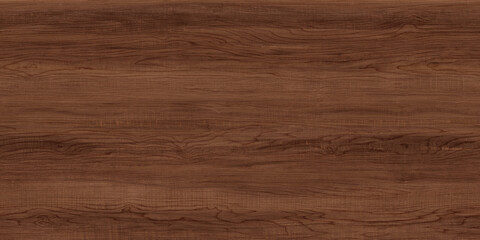 Obraz premium Rich dark walnut wood texture background, polished mahogany timber surface with natural grain, elegant brown wooden panel for interior design mockups