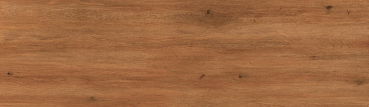 Rustic brown wood texture background, natural oak timber grain surface, warm walnut wooden plank pattern for interior design and carpentry