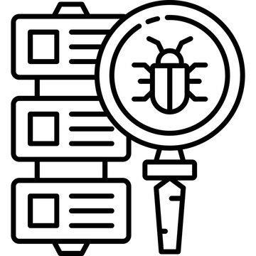 Cloud Debug Terminal Outline Icon