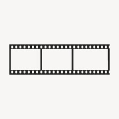 Obraz premium Blank film strip template.