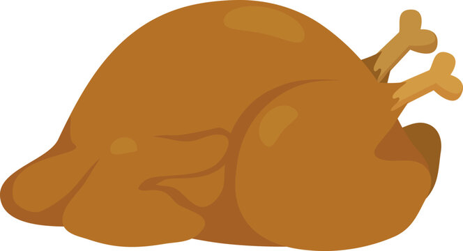 sleeping bear on a white background