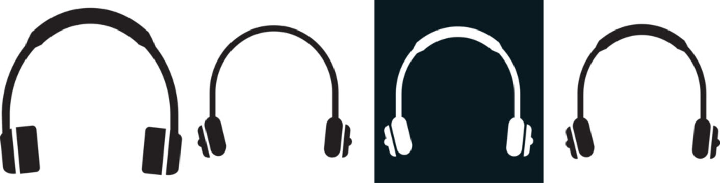 wireless bluetooth headphones with wifi signal flat design, professional vector illustration of audio devices. digital engagement and connectivity symbols, functional interface design elements
