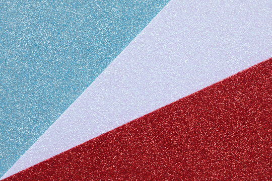 Red white blue glitter background