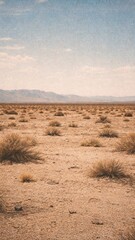 Fototapeta premium Vast desert landscape wallpaper for mobile