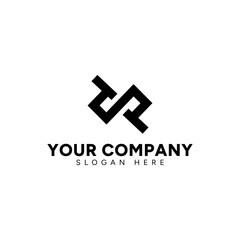 Fototapeta premium Unique logo monogram for creative professionals
