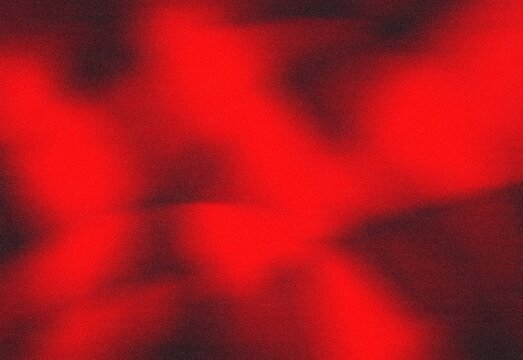 Abstract red and black smoky texture background with soft glow, dust particles and haze