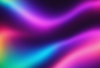 Obraz premium Abstract neon gradient background with soft blur light streaks for creative design projects