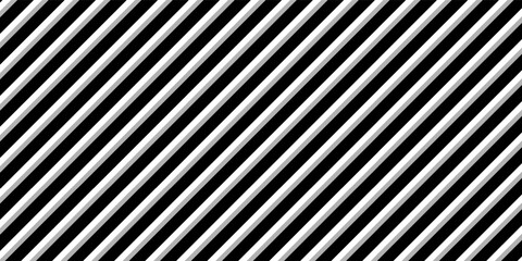 Obraz premium Abstract Black and White Diagonal Stripes Pattern Background. Seamless Geometric Parallel Lines Texture for Minimalist Graphic Design.