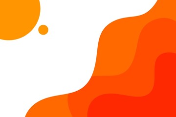 orange background vector illustration