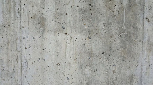 Industrial Concrete Texture Grey Minimalist Wall. Raw industrial concrete wall texture with subtle variations and imperfections in grey tones, minimalist background