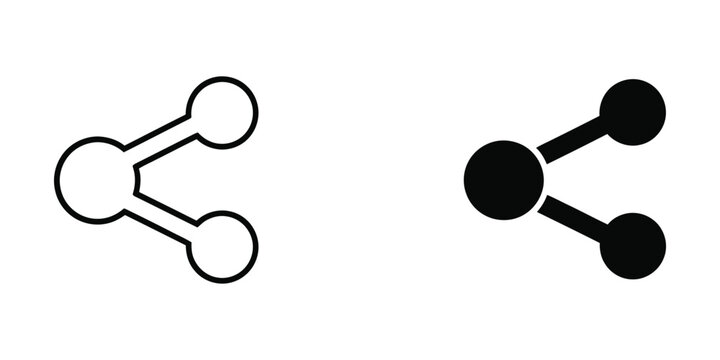 Comparison of filled and unfilled circular node diagrams connected by lines