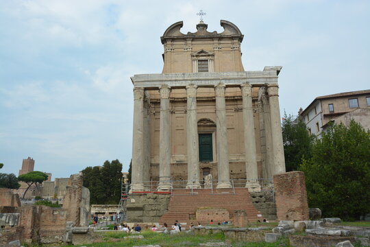 イタリア ローマのフォロ・ロマーノ