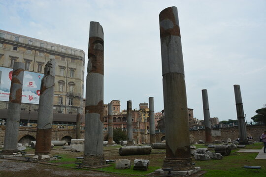 イタリア ローマのフォロ・トライアーノ