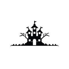 Obraz premium Gothic Architecture Black and White Line Art