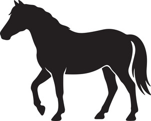 Obraz premium Miniature Horse icon on white background.