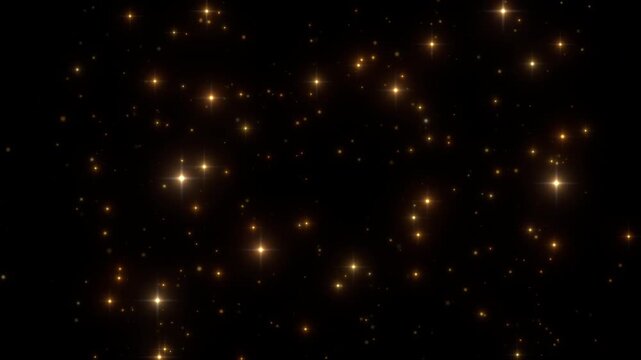 black starry space stars night background element