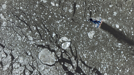 겨울,유빙,황산도,초지리,강화군,인천 © JinChang