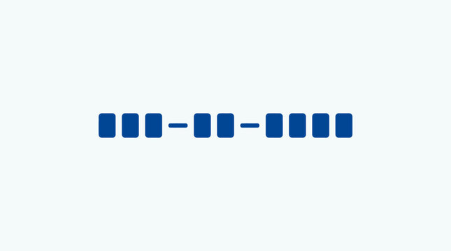 Abstract Morse Code Representation in Blue