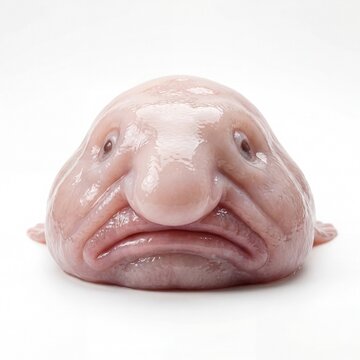 A close-up photo of a blobfish with a unique and fascinating appearance