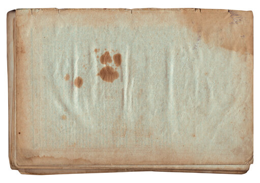 Vintage background of old ancient torn paper texture isolated