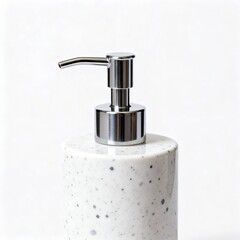 Obraz premium Marble-like ceramic soap dispenser with pump