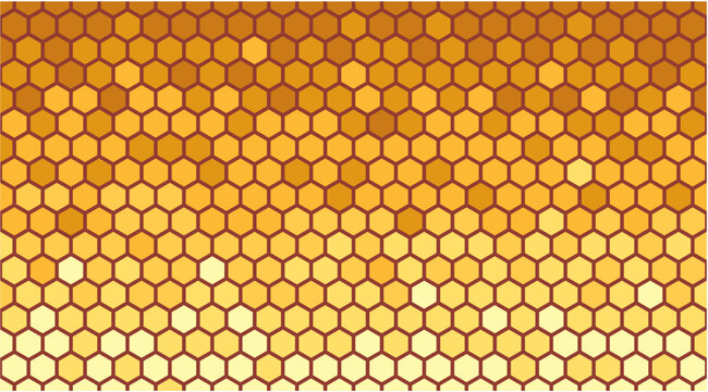 Honeycomb hexagon pattern background