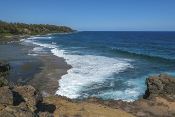Fototapeta premium Gris Gris beach, Souillac, Mauritius