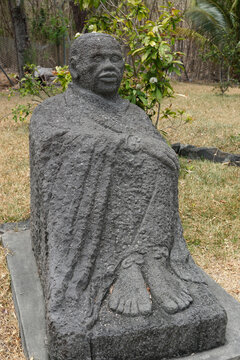 International slave route monument in Le Morne, Mauritius. Resistance