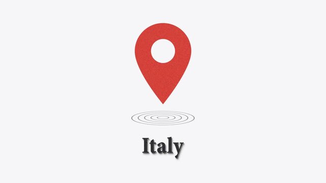 Red location pin icon on a light gray background map marker gps navigation pointer destination map marker gps navigation pointer dest