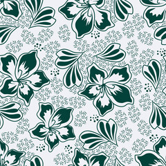 Fototapeta premium seamless floral pattern