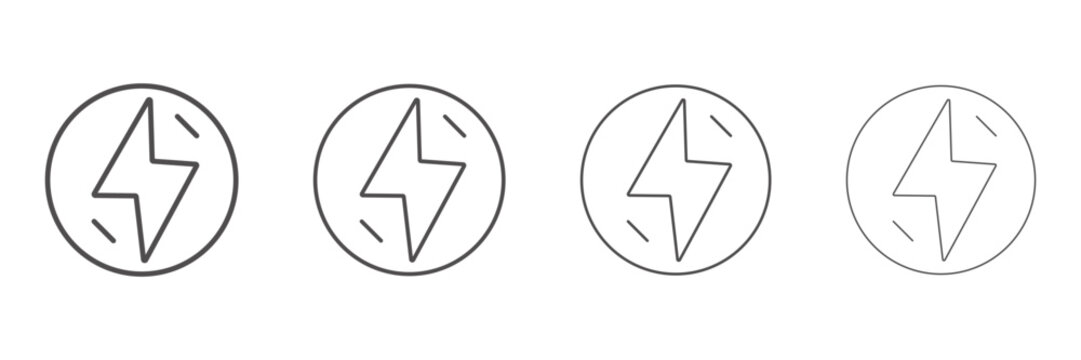 Energy collection of icon styles