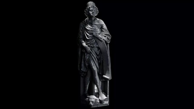 29 Sculpture of The Prophet Daniel Made with 3D render not AI