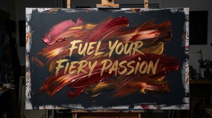 Fototapeta premium 300 Abstract Arrangement of Fiery Passion Art
