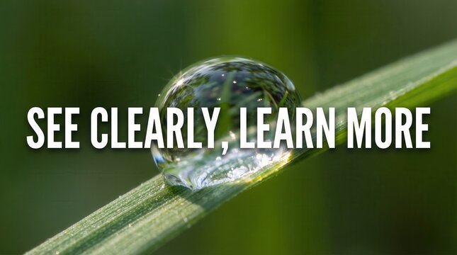 Isolated Shimmering Water Droplet Scene s1