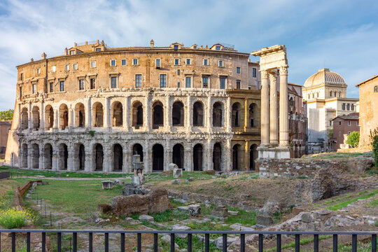 Ancient theater of Marcellus in Rome, Italy