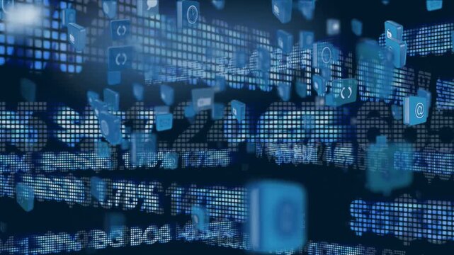 binary code background