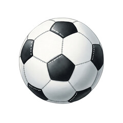 Fototapeta premium Soccer ball on transparent background