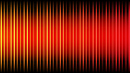 Abstract background with fluted glass effect and vertical stripes. A modern composition with a soft refraction of light and a dynamic gradient glow. © Mikhail
